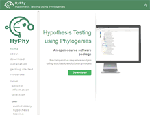 Tablet Screenshot of hyphy.org
